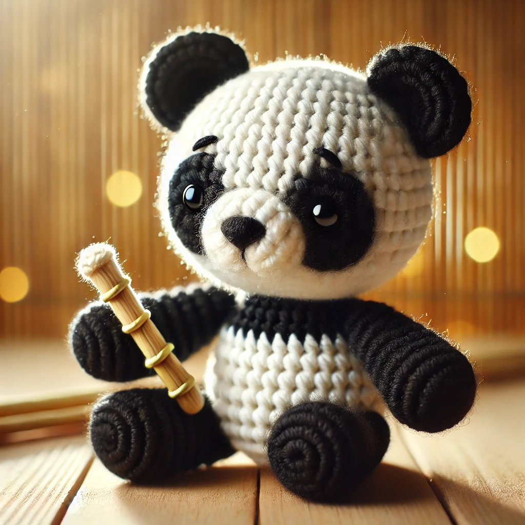 Amigurumi de un panda